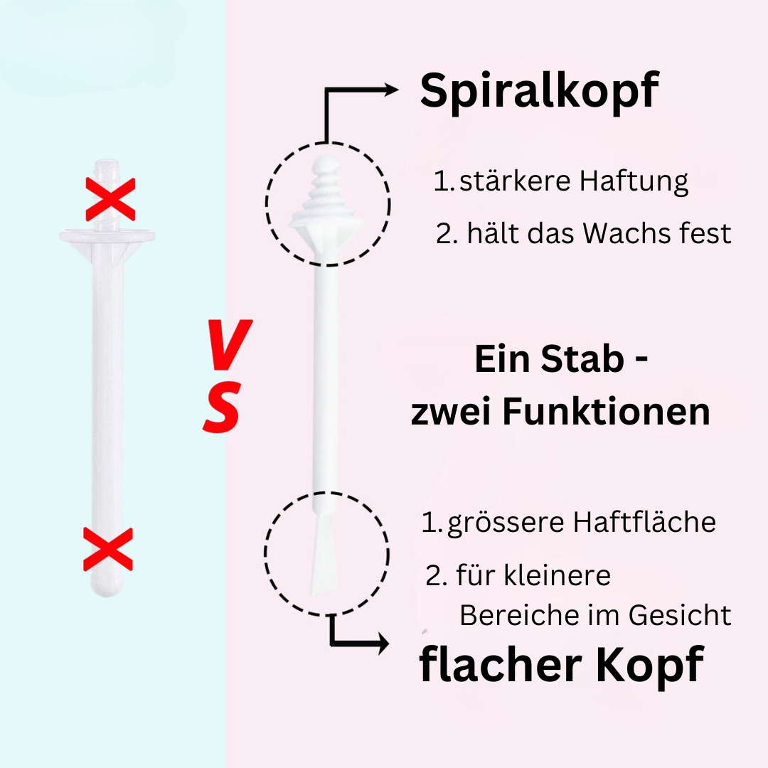 Nasensticks - für Wachs-Haarentfernung